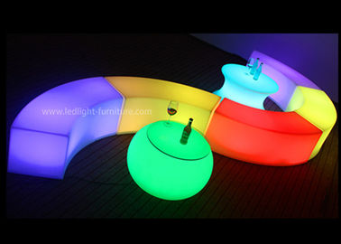 중국 옥외 당 훈장을 위해 재충전용 휴대용 뱀 LED 빛 벤치 협력 업체