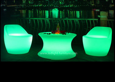 중국 재충전용 RGB 빛으로 차리는 분명히된 가구 유형 LED 커피용 탁자 협력 업체