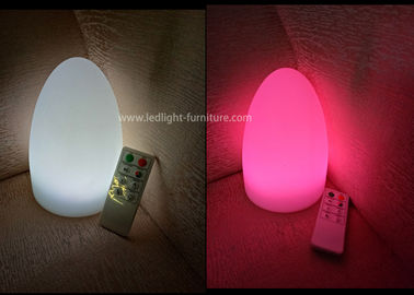 중국 주문을 받아서 만들어진 LED 장식적인 테이블 램프, 변하기 쉬워 색깔 변화 계란 빛  협력 업체