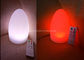 주문을 받아서 만들어진 LED 장식적인 테이블 램프, 변하기 쉬워 색깔 변화 계란 빛  협력 업체