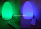 주문을 받아서 만들어진 LED 장식적인 테이블 램프, 변하기 쉬워 색깔 변화 계란 빛  협력 업체