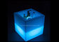 병 전시를 위한 재충전용 폴리에틸렌 LED 입방체 빛 40cm 얼음 양동이 냉각기 협력 업체