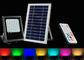 원격 제어를 가진 태양 안전 홍수 빛을 바꾸는 6W RGB 색깔 협력 업체