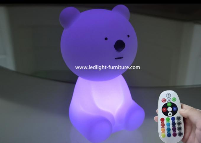 코드가 없는 사랑스러운 LED 놀 곰 밤 빛/아이들의 밤 빛 테이블 램프