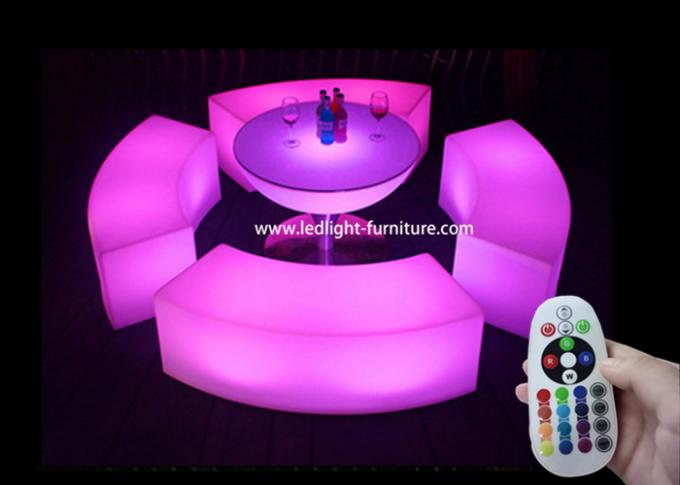 유행 16의 색깔 변화를 가진 옥외 LED 의자 의자를 불이 켜지십시오