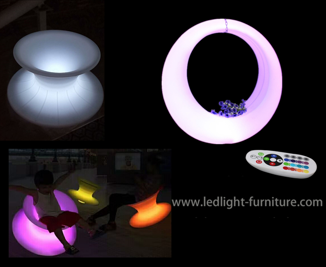 LED를 바꾸는 RGB 16 색깔은 위로 진동합니다 성인과 아이 놀이를 위해 내진성을 점화합니다