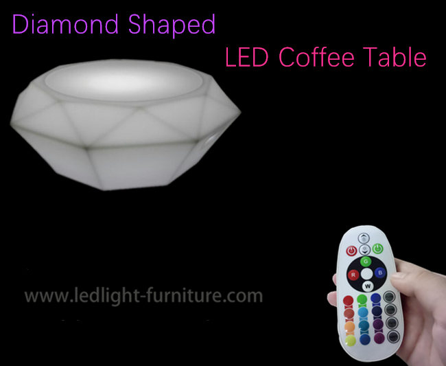 다이아몬드 디자인 유행 LED 탁자 날씨 증거는을 가진 은은한 불빛을 이완합니다