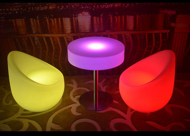 중국 접힌 LED 빛 가구는 의자를 불이 켜지지 않으며 장식용을 탁상에 놓습니다 협력 업체
