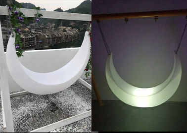 중국 옥외 LED 빛 가구, 형성된 정취는 그네 가벼운 의자를 지도했습니다 협력 업체