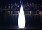 에너지 절약 호텔 지면 물 하락 모양을 가진 서 있는 램프 예술 디자인 협력 업체
