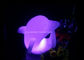 귀여운 다채로운 휴일 돌고래 밤 빛 테이블 램프는 방을 위한 생산을 주목합니다 협력 업체