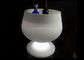 받침 달린 컵 컵은 LED 얼음 양동이를 형성하고/병 홀더를 위한 포도주 물통을 불이 켜집니다 협력 업체