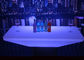 폴리에틸렌 Hookah 밤은 다채로운 LED 빛을 가진 가구 클럽 테이블을 불이 켜집니다 협력 업체