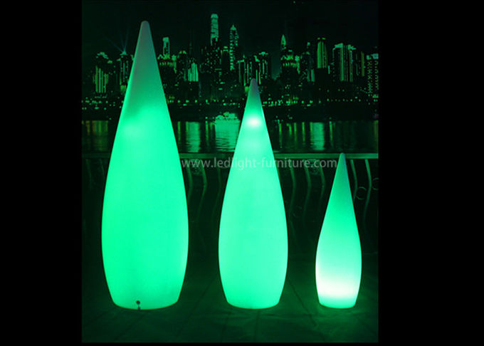 에너지 절약 호텔 지면 물 하락 모양을 가진 서 있는 램프 예술 디자인